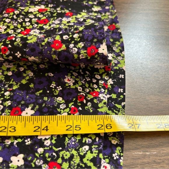 bebe Black Floral Mini Removable Strap/ Strapless Dress M - Picture 10 of 12